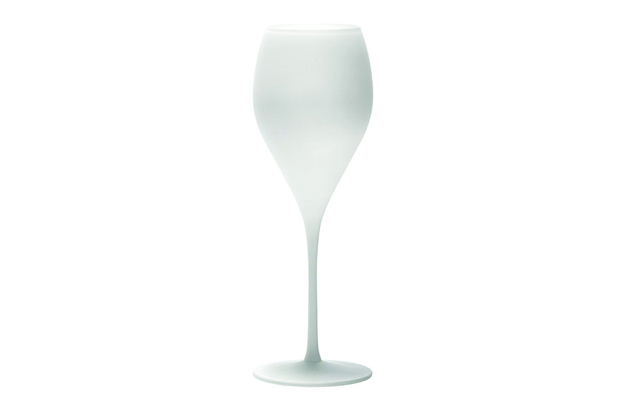 Flute Champagne Linea prestige bianco opaco cl 34,3 H 23 Ø cm 8 Stölzle Lausitz (confezione da 6)