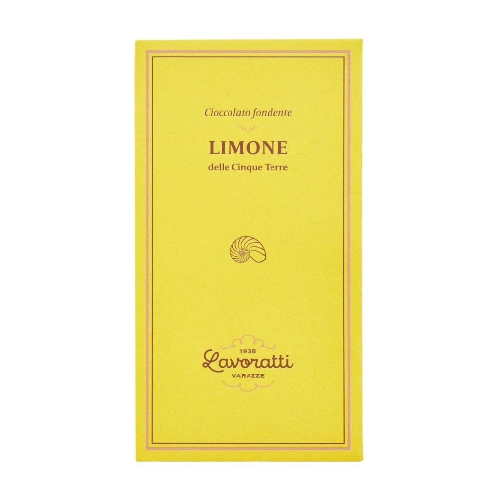 Tavoletta Cioccolato "Criollo" fondente al limone delle cinque terre 80gr
