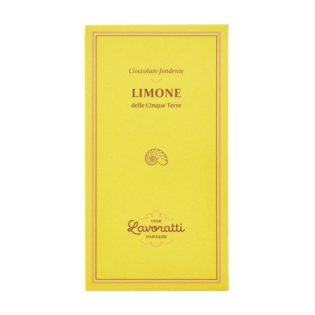 Tavoletta Cioccolato "Criollo" fondente al limone delle cinque terre 80gr