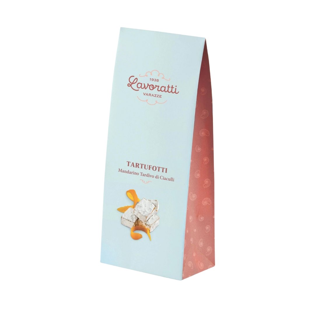 Tartufotti al mandarino 200gr Spolverati di zucchero