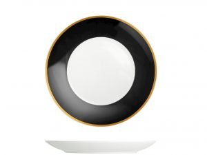 Onyx - Piatto frutta in porcellana 21cm (confezione da 6pz)