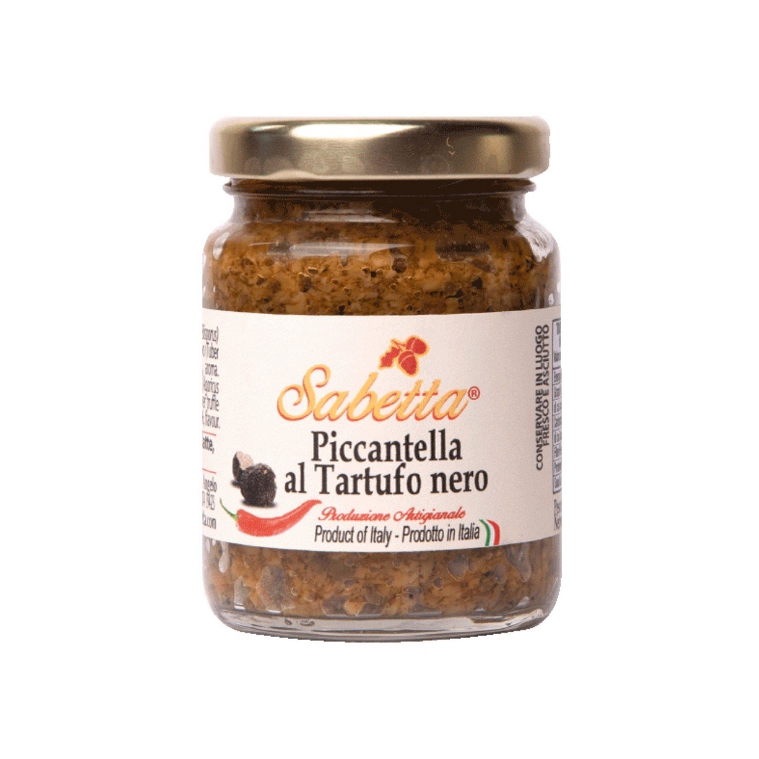 Piccantella 90gr Patè Di Funghi Champignon E Tartufo Estivo e peperoncino