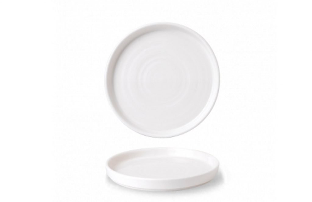 Vellum White - Piatto chef Bordo alto 26cm (confezione da 6pz)